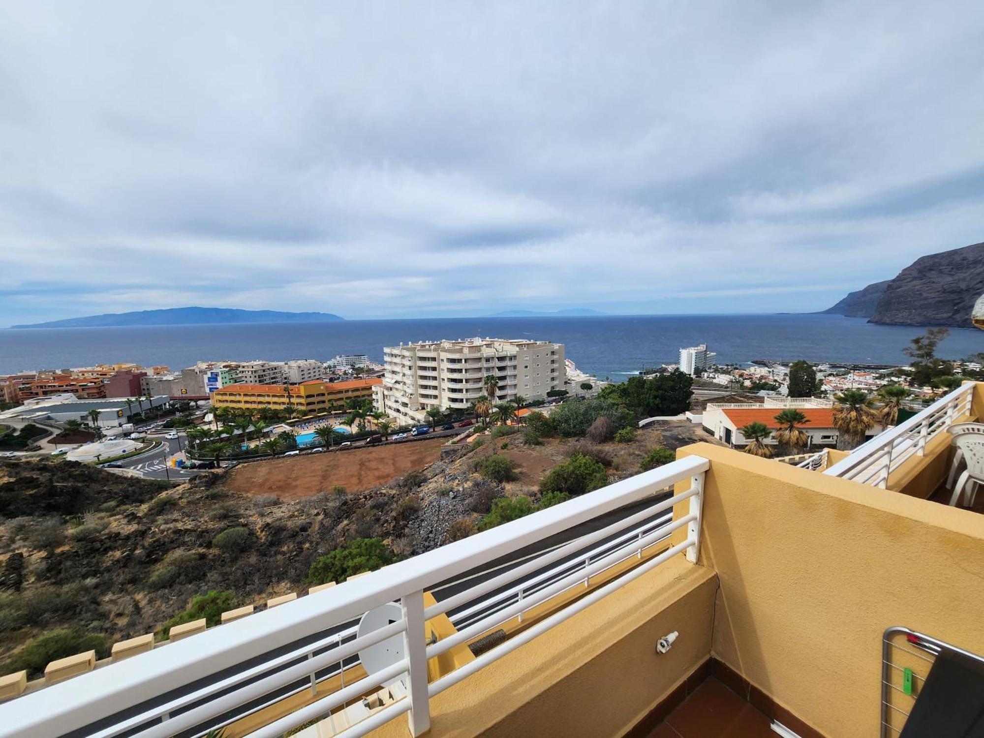 Los Gigantes,Huge Terrace,Sea View,Air Conditioning Appartement Puerto de Santiago  Buitenkant foto